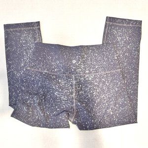 Lululemon-Size 8- Wonder Under High-Rise Tight 25”Spray- Washed Asphalt Gray